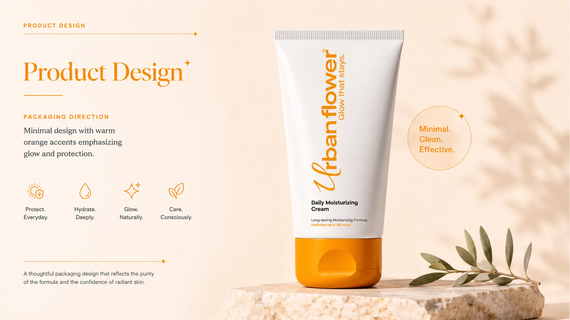 Urban Glow — Social Media packaging & visual design mockup 6 by Raghav Chopra